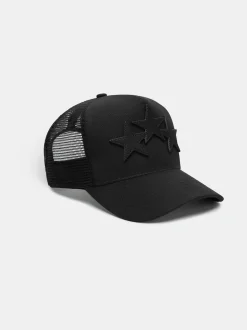 3 STAR TRUCKER HAT
