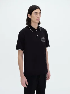 AMIRI ARTS DISTRICT PIQUE POLO