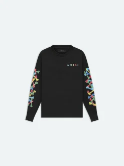 AMIRI BONES SCRIBBLE LONG SLEEVE TEE