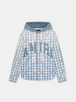 AMIRI HOODED OVERSHIRT