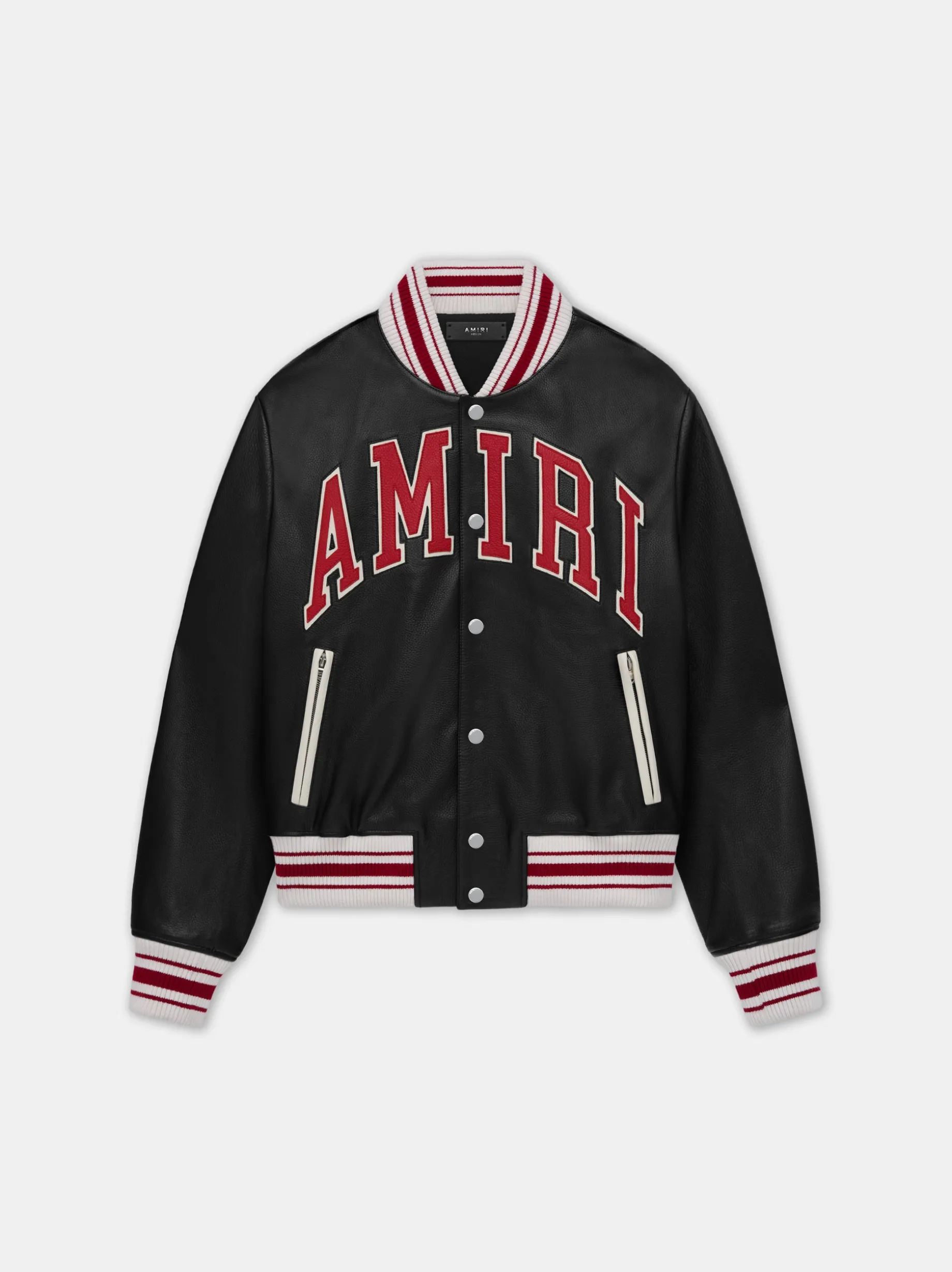 AMIRI LEATHER BOMBER