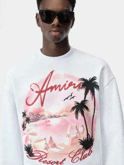 AMIRI PARADISE AIRBRUSH CREW