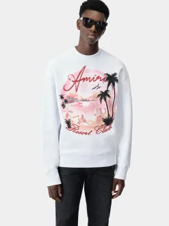 AMIRI PARADISE AIRBRUSH CREW