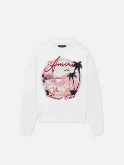 AMIRI PARADISE AIRBRUSH CREW