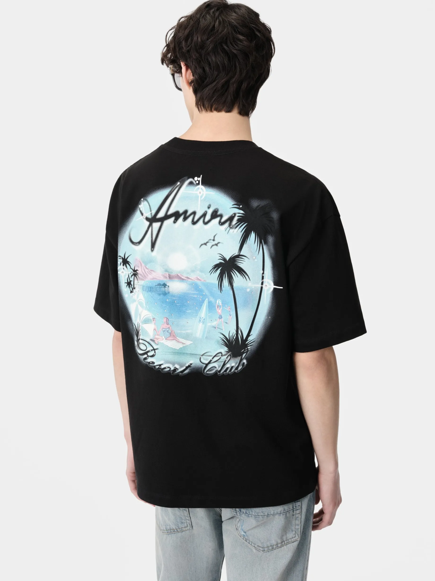 AMIRI PARADISE AIRBRUSH TEE