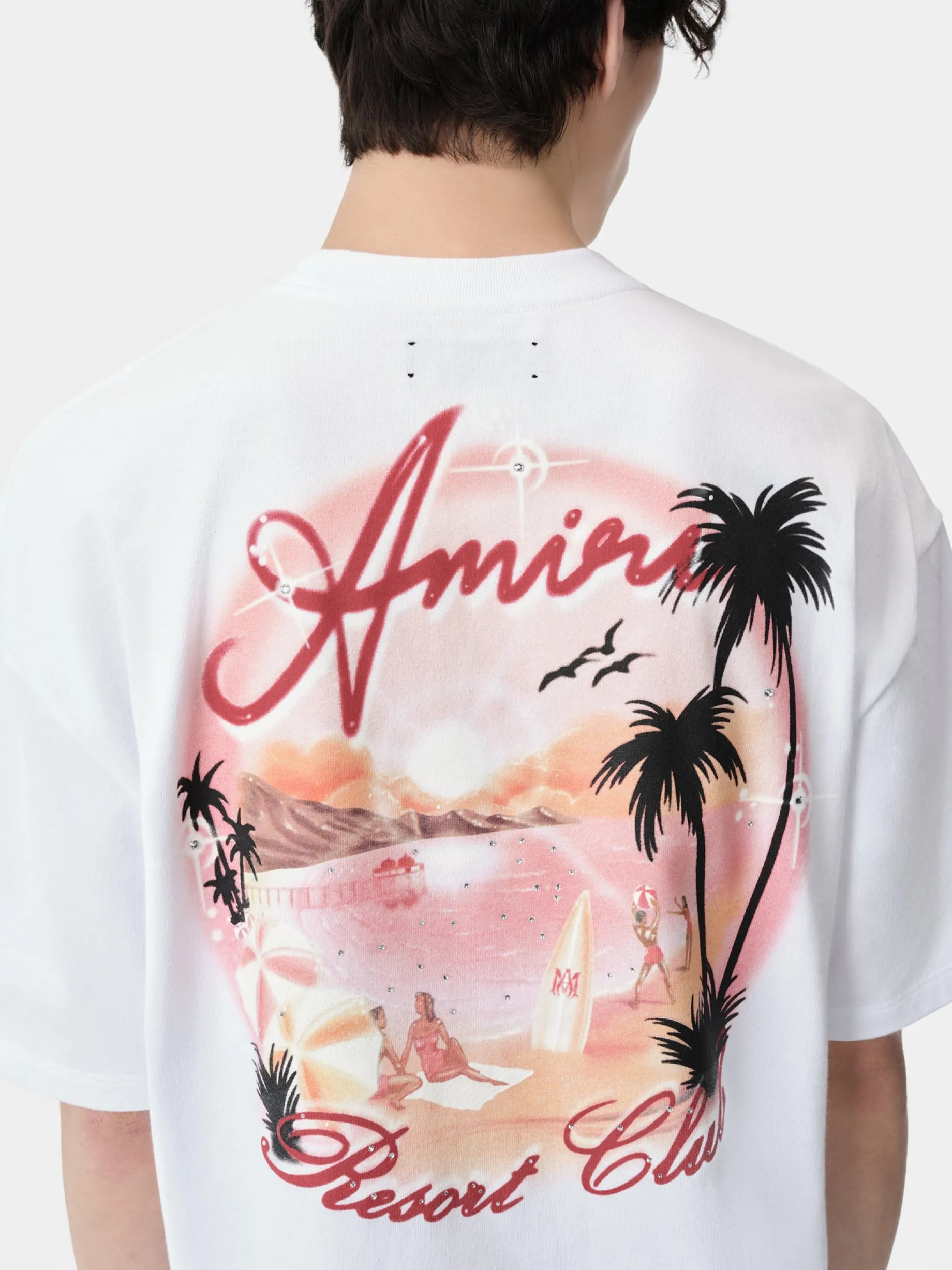 AMIRI PARADISE AIRBRUSH TEE