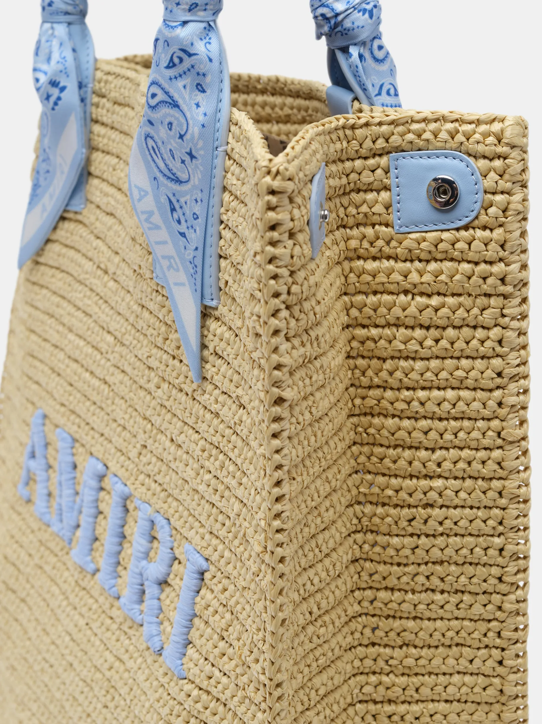 AMIRI RAFFIA TOTE
