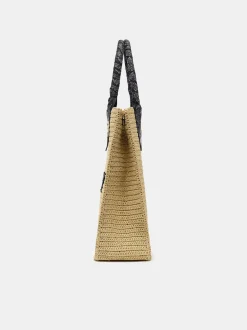AMIRI RAFFIA TOTE