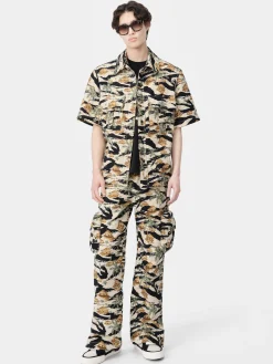 AMIRI REPEAT PALM BAGGY M65 CARGO