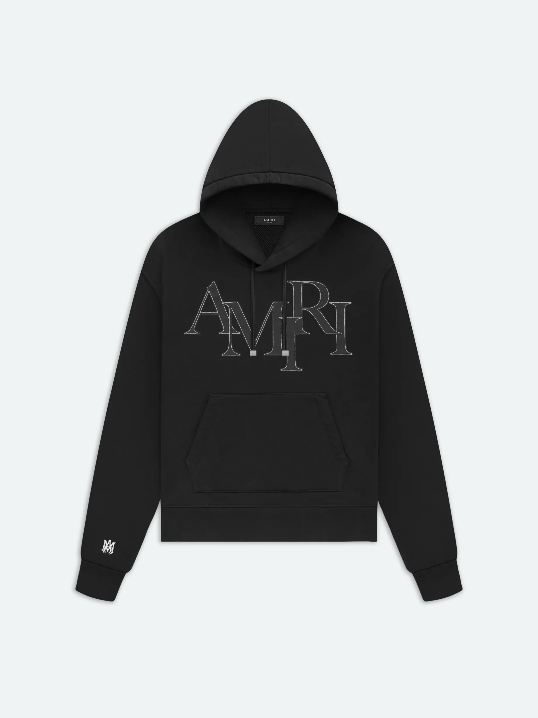AMIRI STAGGERED LOGO HOODIE