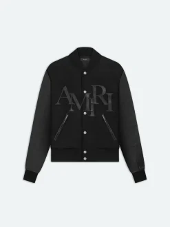 AMIRI STAGGERED VARSITY JACKET