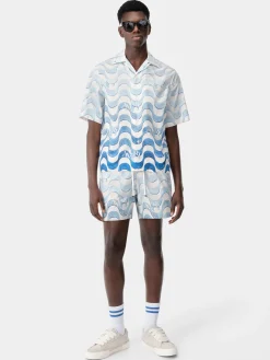 AMIRI STAGGERED WAVE SHIRT