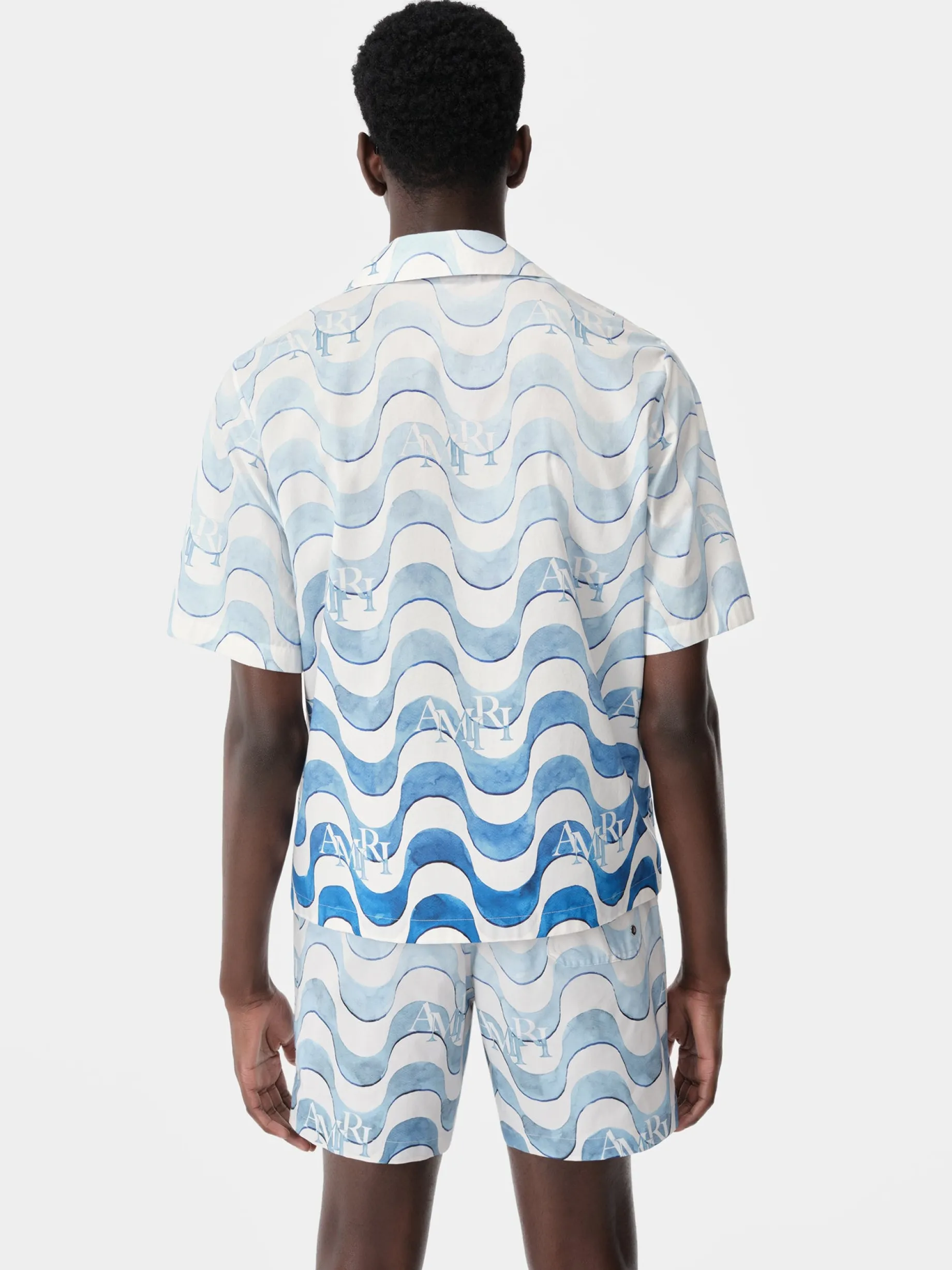 AMIRI STAGGERED WAVE SHIRT