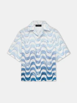 AMIRI STAGGERED WAVE SHIRT