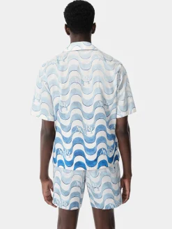 AMIRI STAGGERED WAVE SHIRT