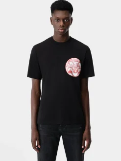 AMIRI STAGGERED WAVE TEE