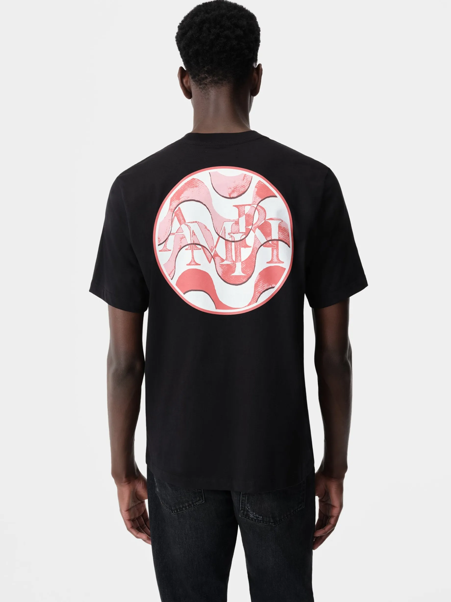 AMIRI STAGGERED WAVE TEE