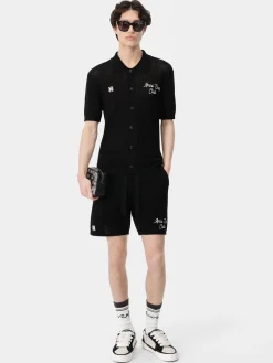 AMIRI SURF CLUB CROTCHET POLO