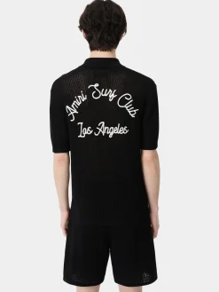 AMIRI SURF CLUB CROTCHET POLO