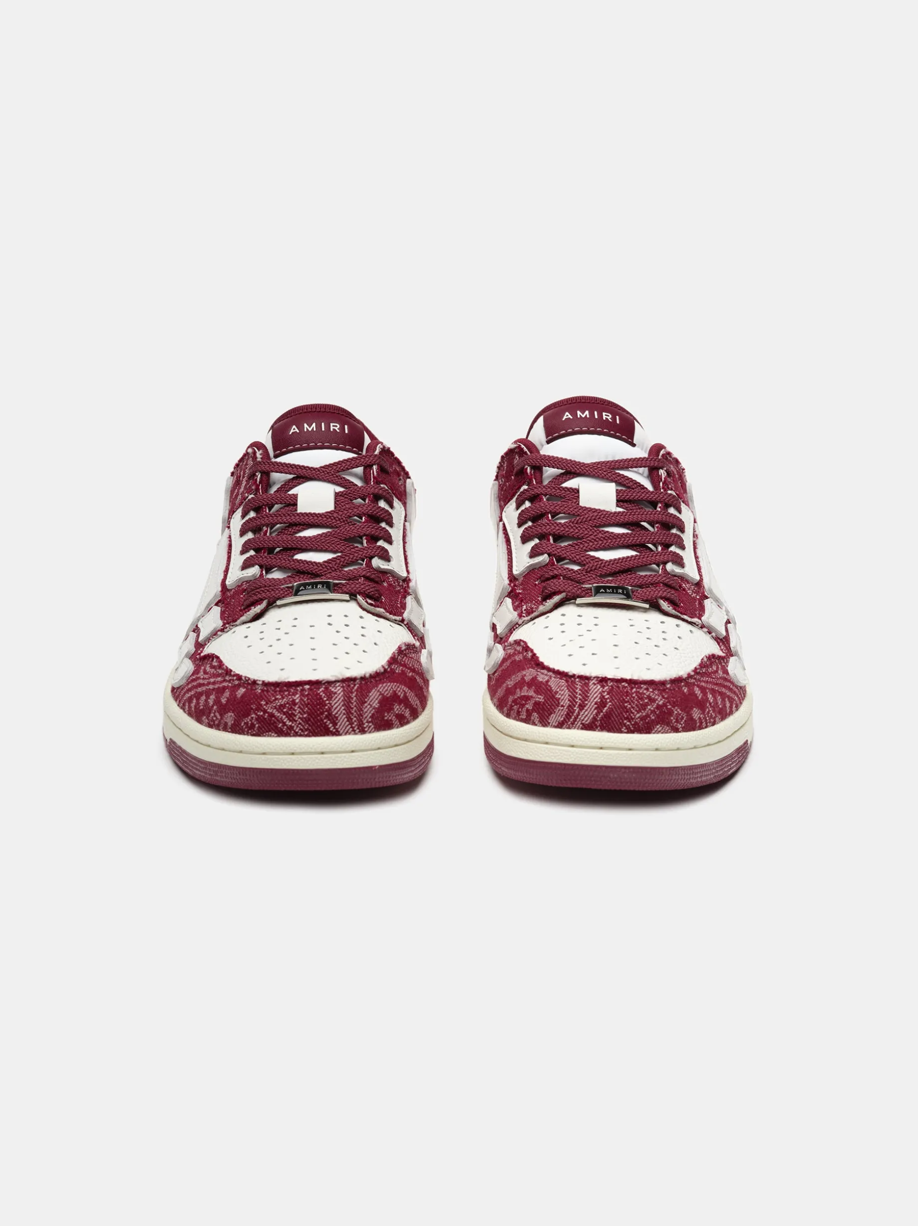 BANDANA DENIM SKEL TOP LOW- BURGUNDY