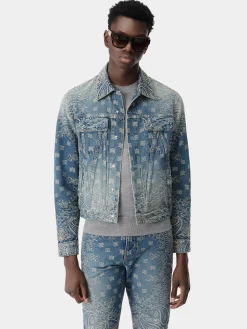 BANDANA JACQUARD MA TRUCKER JACKET