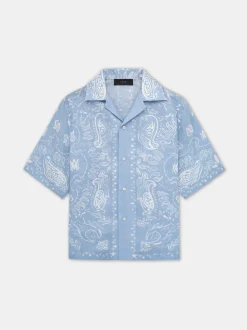 BANDANA WATERCOLOR CAMP SHIRT