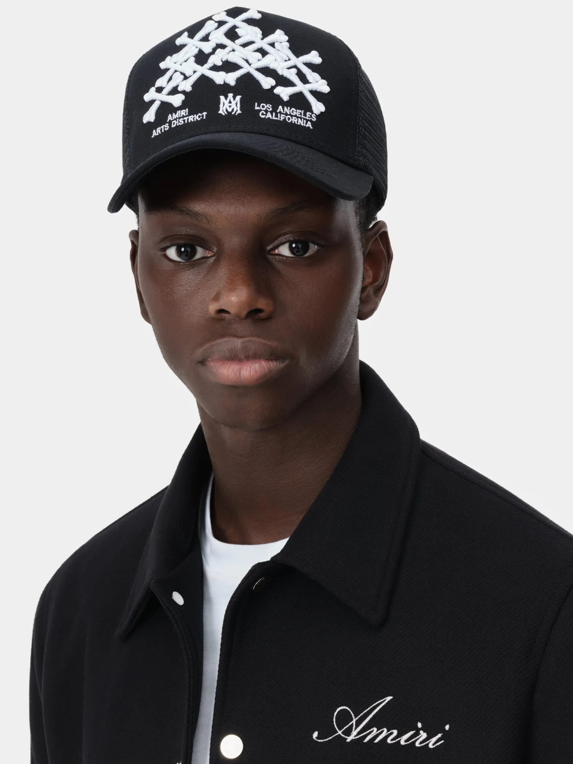 BONES STACKED TRUCKER HAT