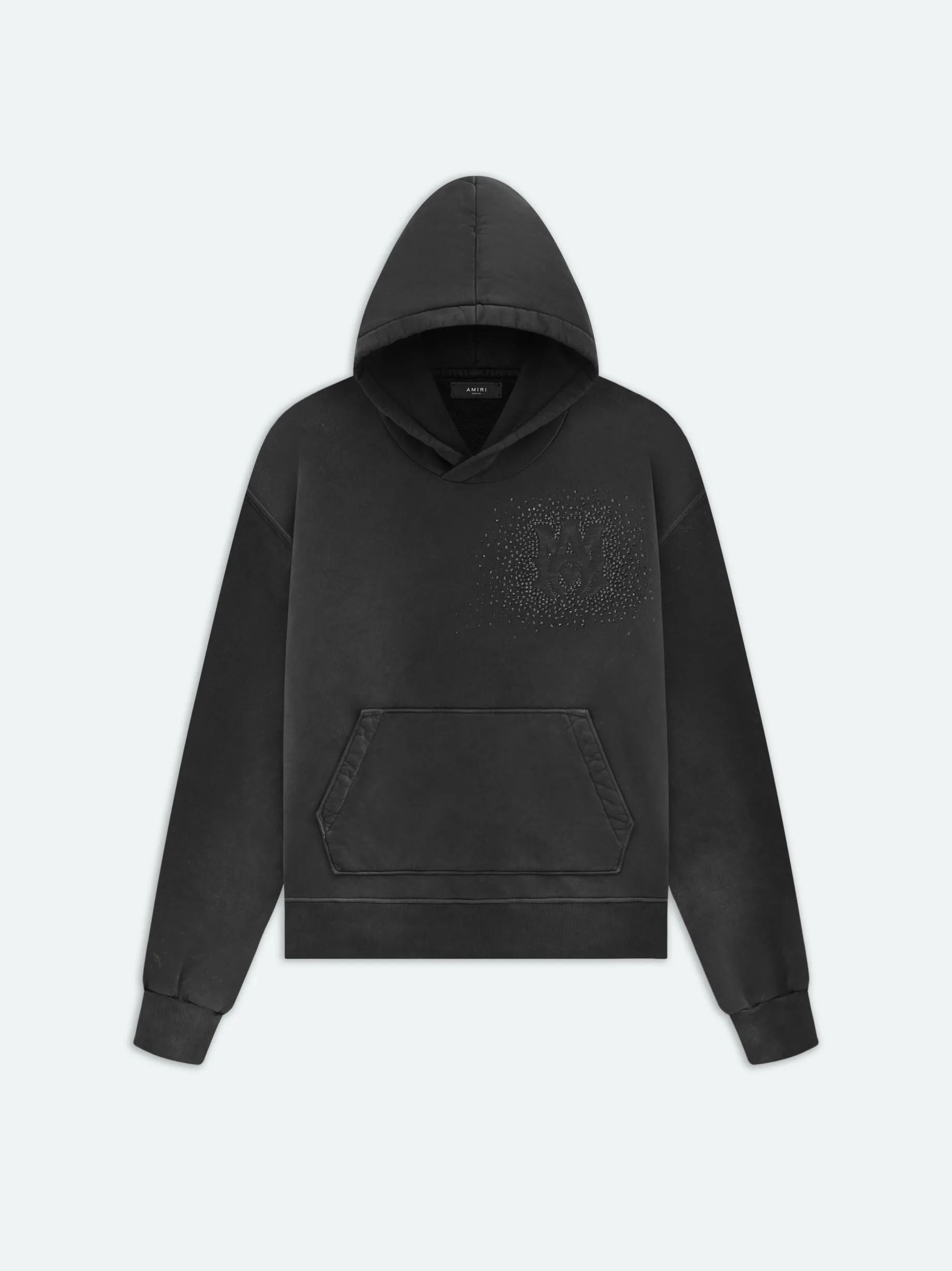 CRYSTAL BURST HOODIE- Faded Black