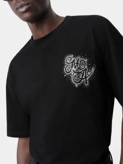 CRYSTAL BURST MA SWIRL OVERSIZED TEE