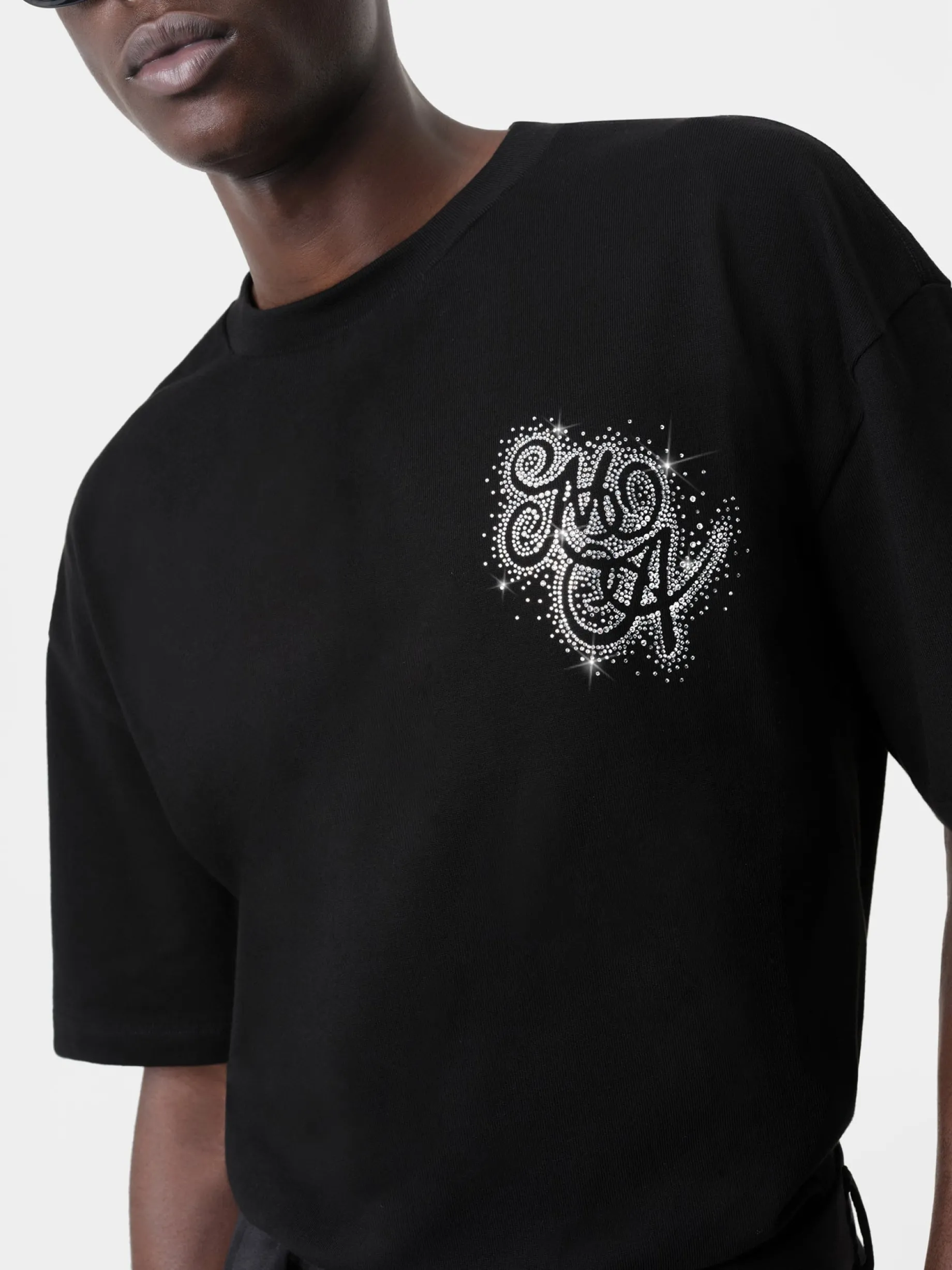 CRYSTAL BURST MA SWIRL OVERSIZED TEE