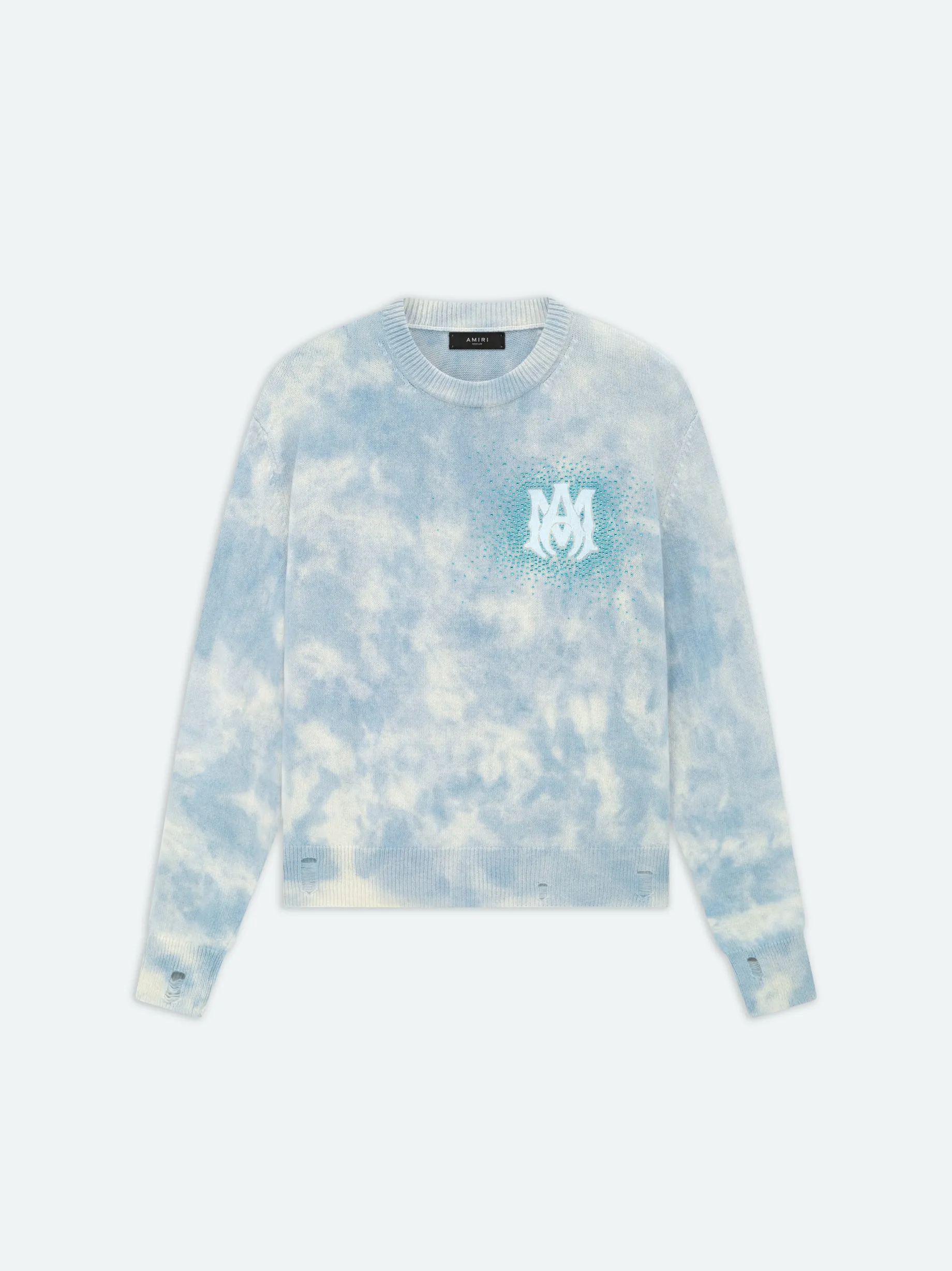 CRYSTAL CREWNECK- Ashley Blue