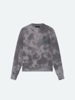 CRYSTAL CREWNECK- Faded Black