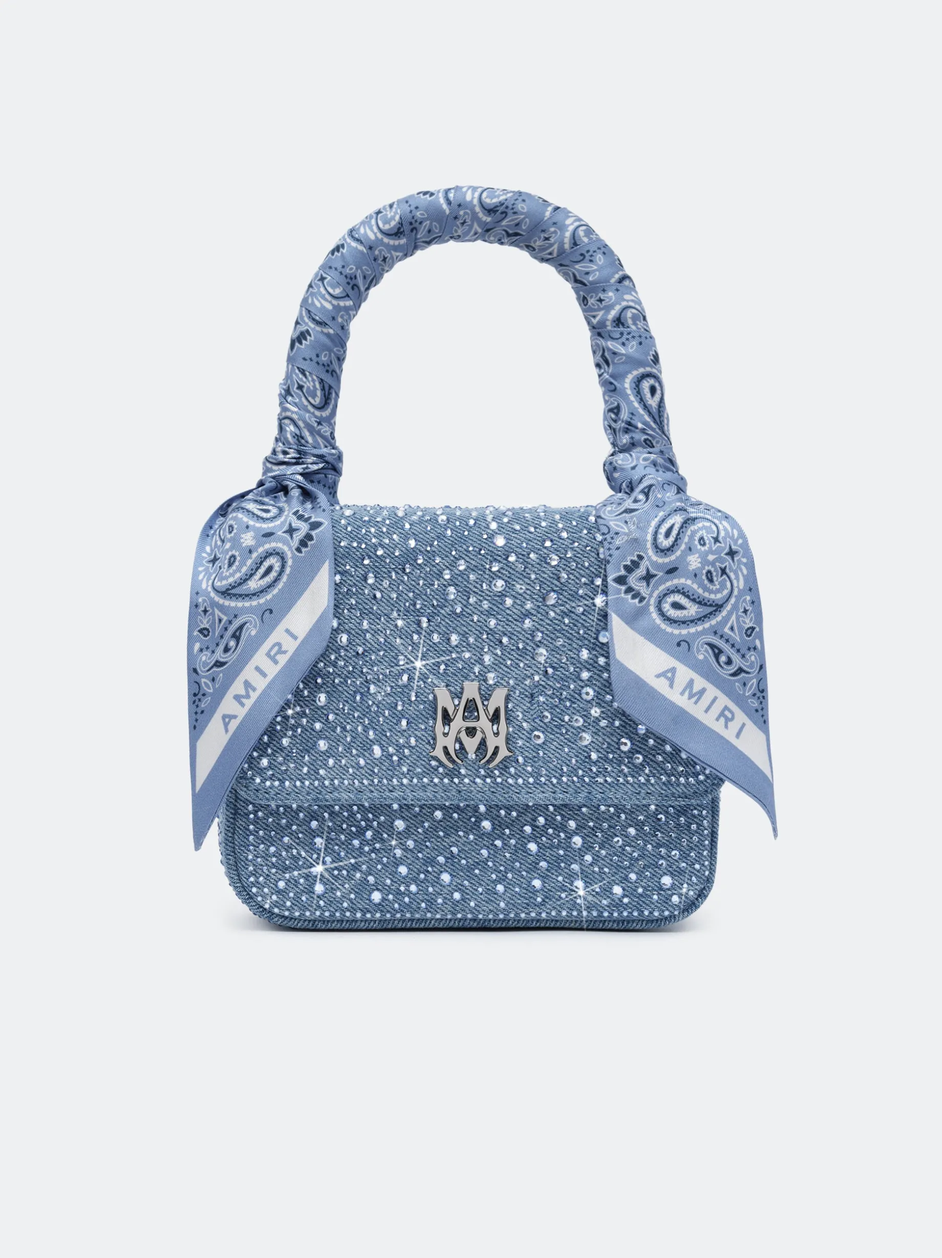 CRYSTAL DENIM MICRO MA BAG