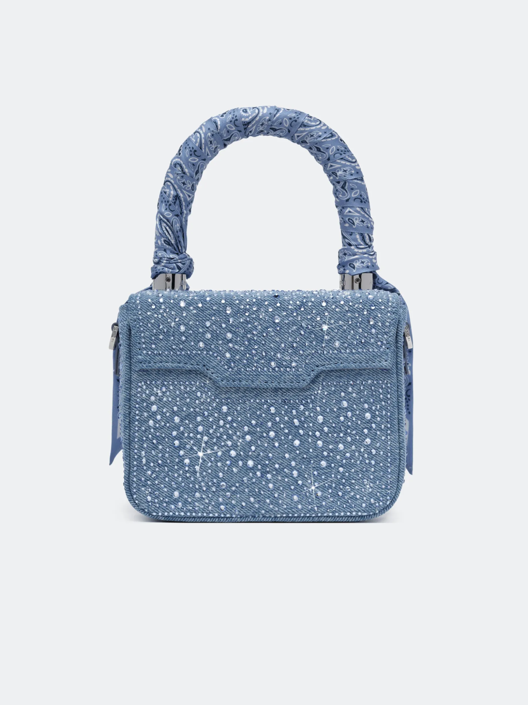 CRYSTAL DENIM MICRO MA BAG