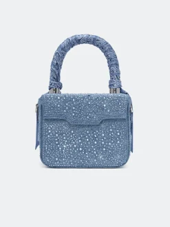 CRYSTAL DENIM MICRO MA BAG