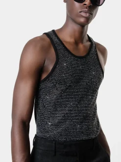 CRYSTAL TANK TOP