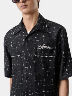 FLECK AMIRI BOWLING SHIRT