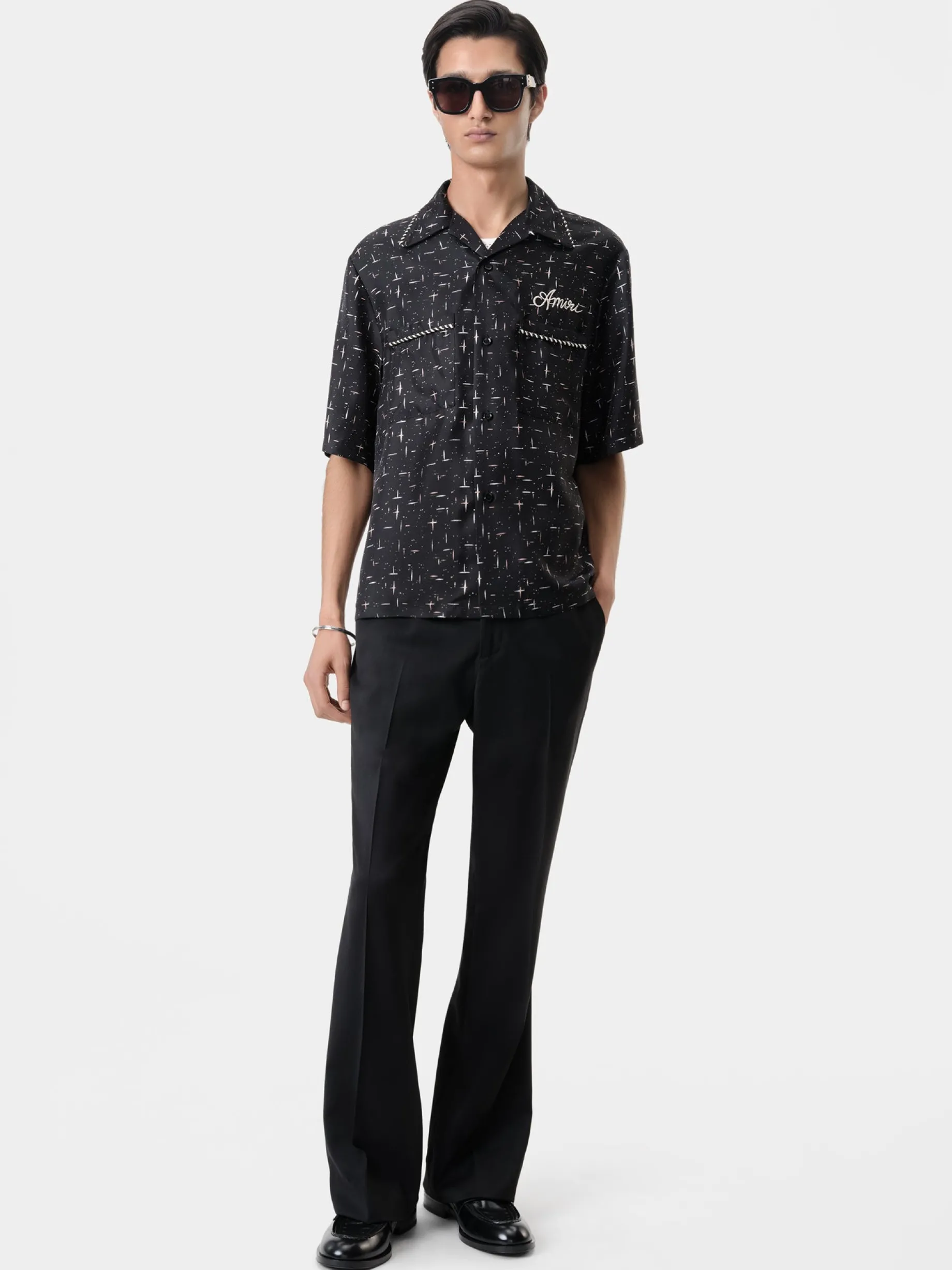 FLECK AMIRI BOWLING SHIRT