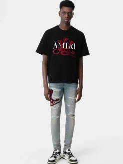 GLITTER POISON LOGO SKATER TEE