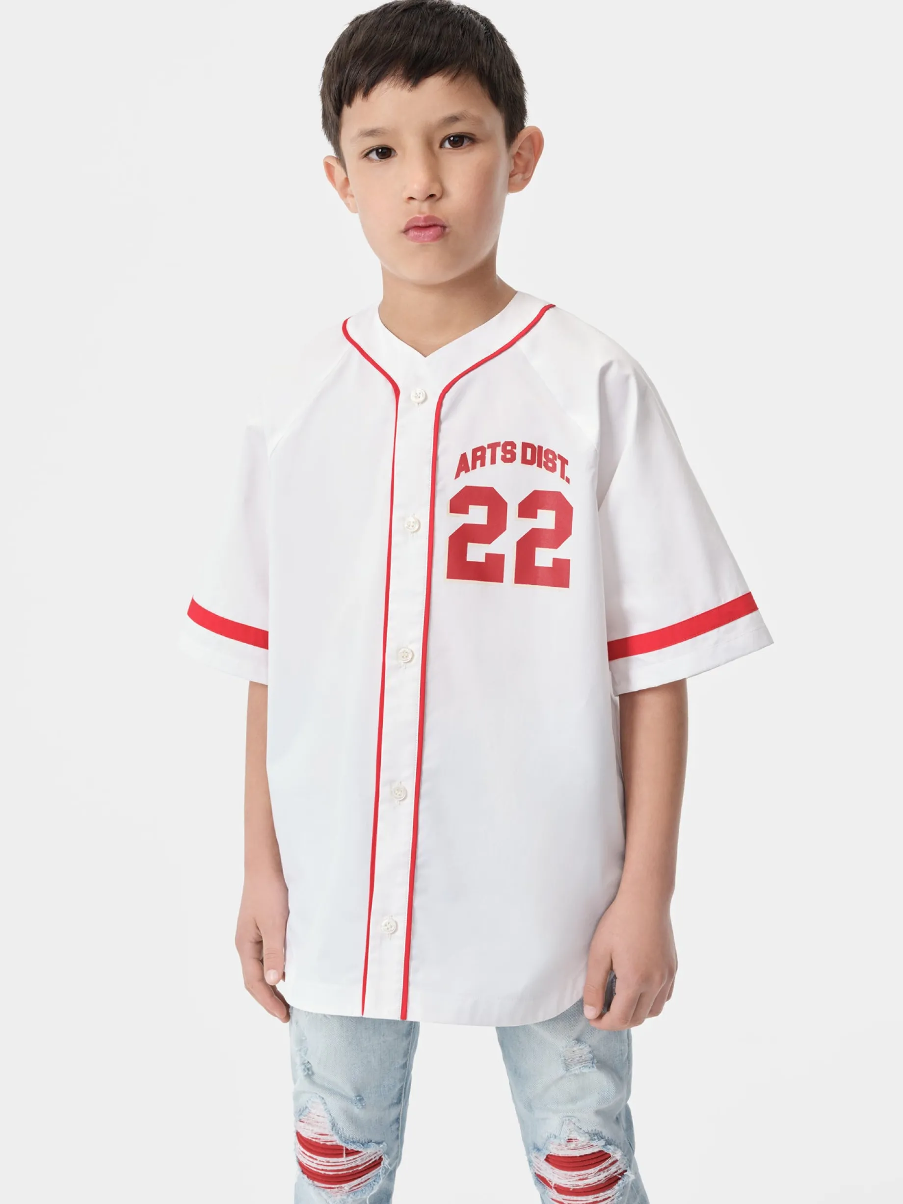 KIDS' AMIRI 22 BASEBALL SHIRT