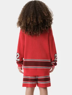 KIDS' AMIRI 22 STRIPE CREW