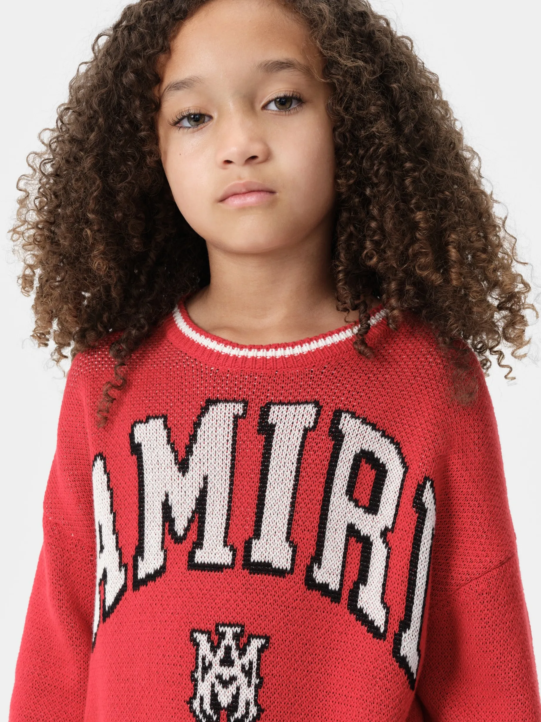 KIDS' AMIRI 22 STRIPE CREW