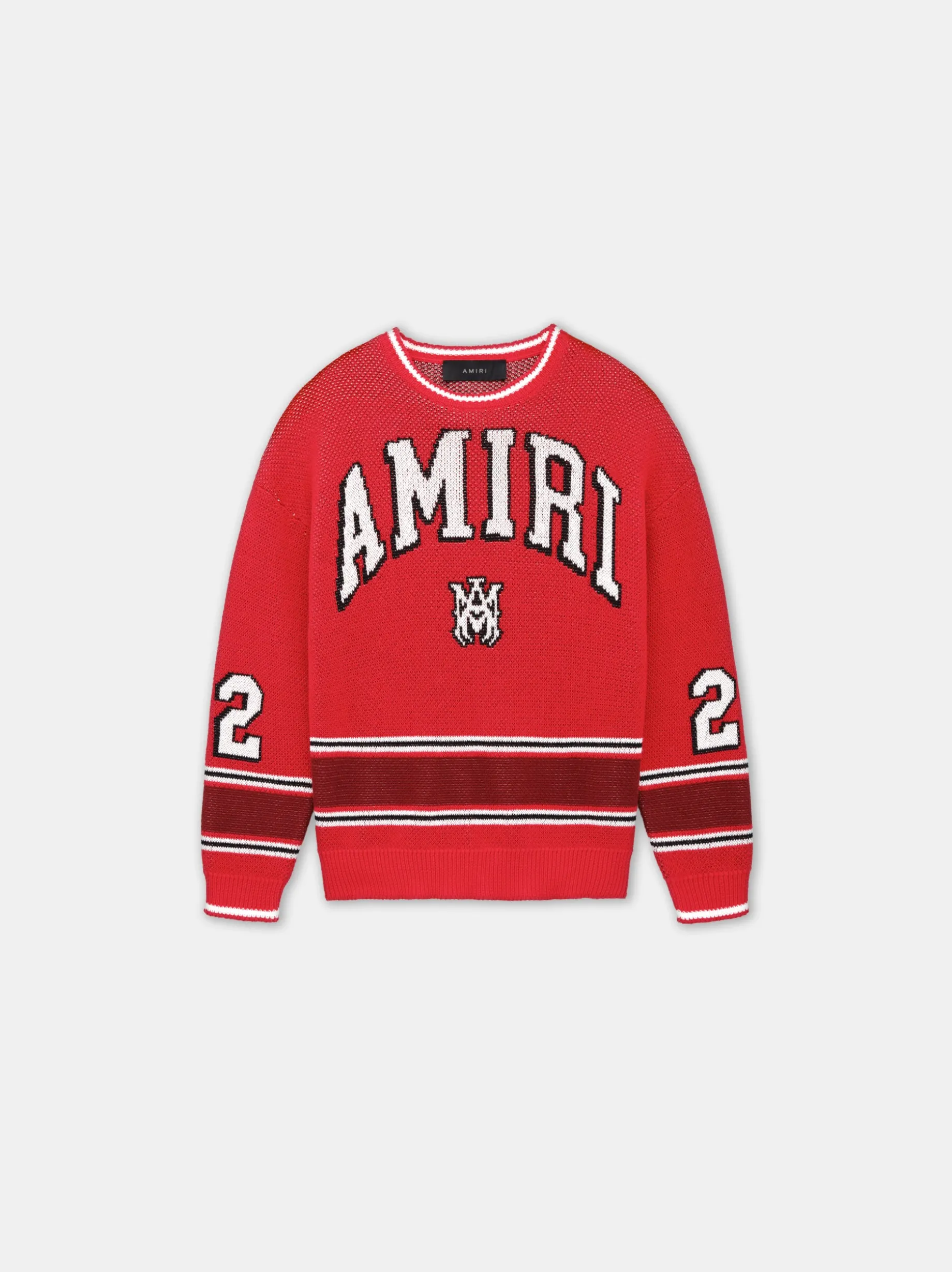 KIDS' AMIRI 22 STRIPE CREW