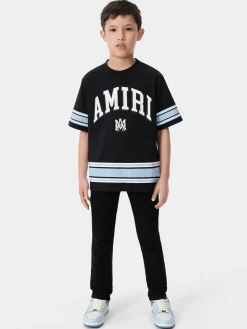 KIDS' AMIRI STRIPE TEE