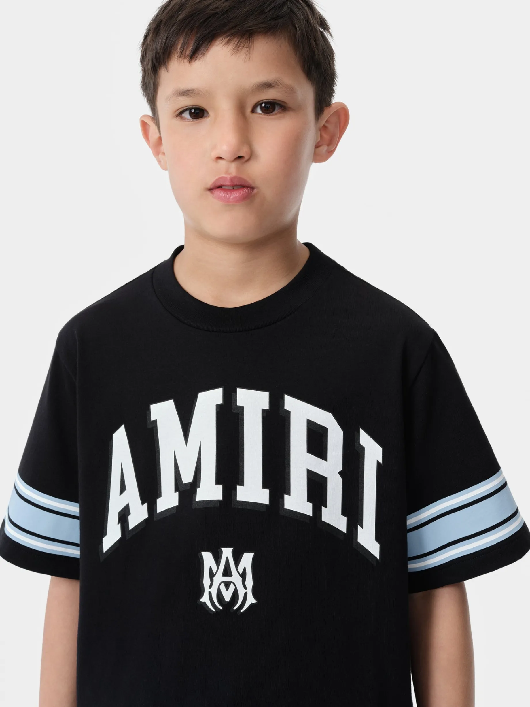 KIDS' AMIRI STRIPE TEE