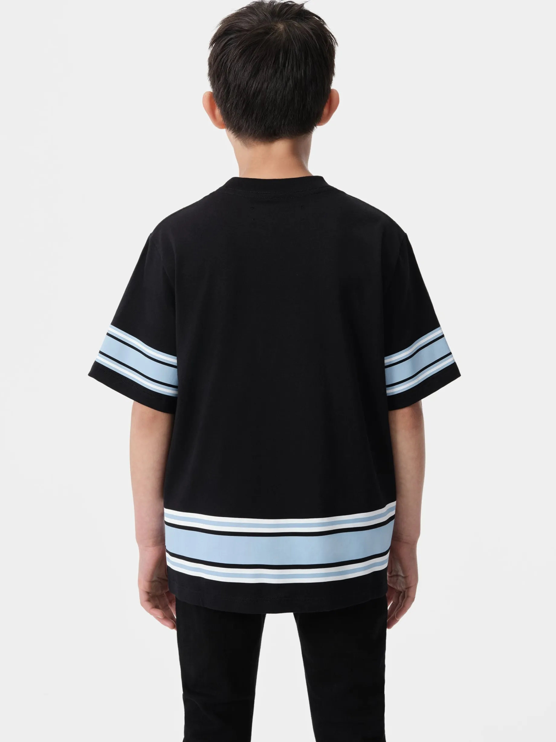 KIDS' AMIRI STRIPE TEE