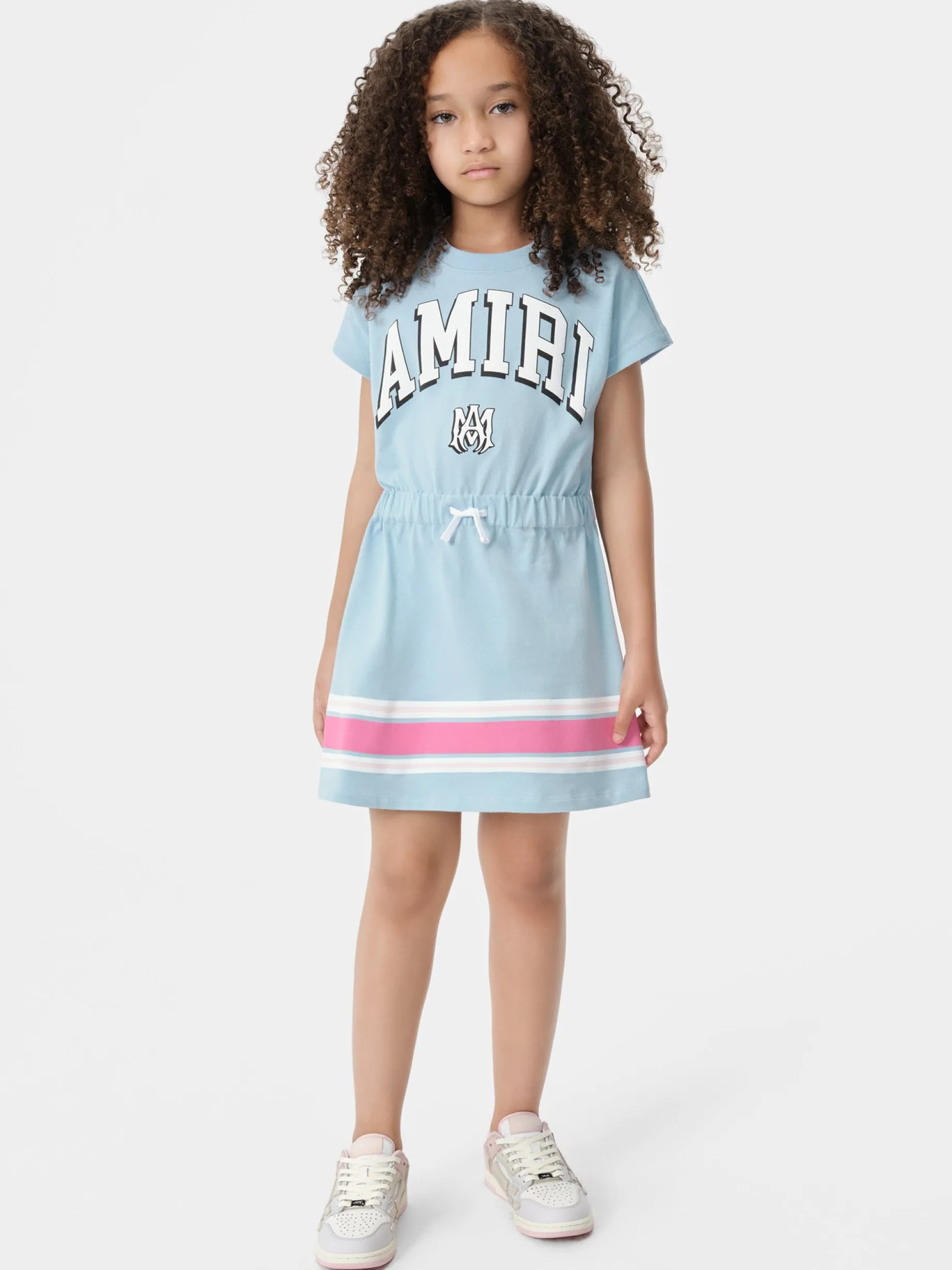 KIDS' AMIRI STRIPE T-SHIRT DRESS
