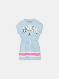 KIDS' AMIRI STRIPE T-SHIRT DRESS