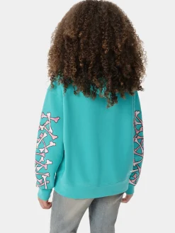 KIDS' BANDANA BONES STACKED HOODIE