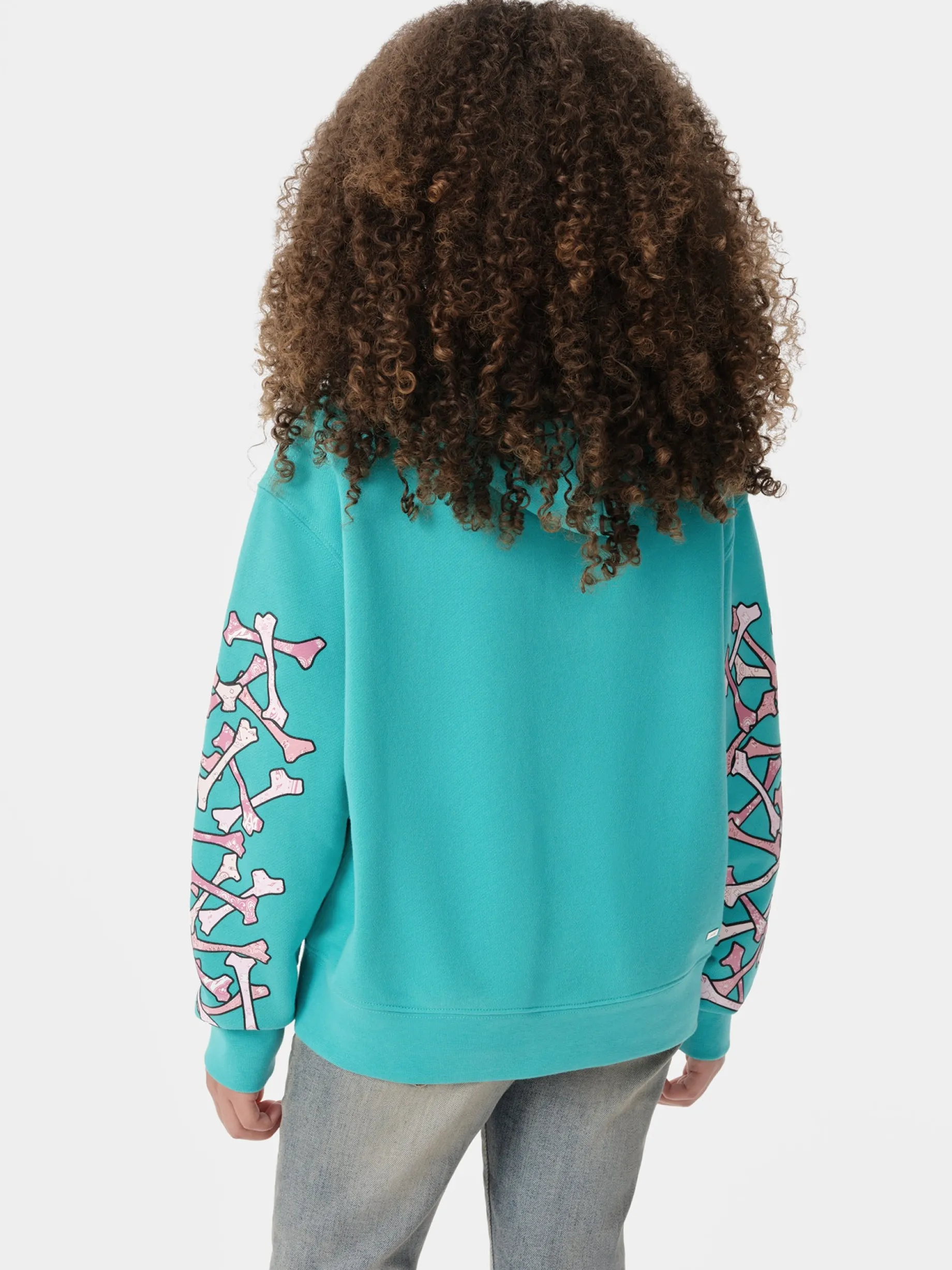 KIDS' BANDANA BONES STACKED HOODIE